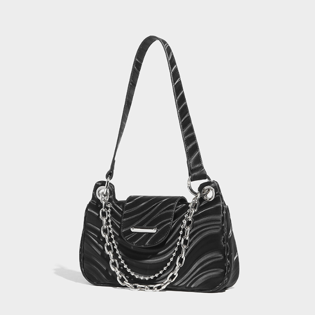 New underarm shoulder bag handbag Vintage black high-end, niche and versatile commuter crossbody bag