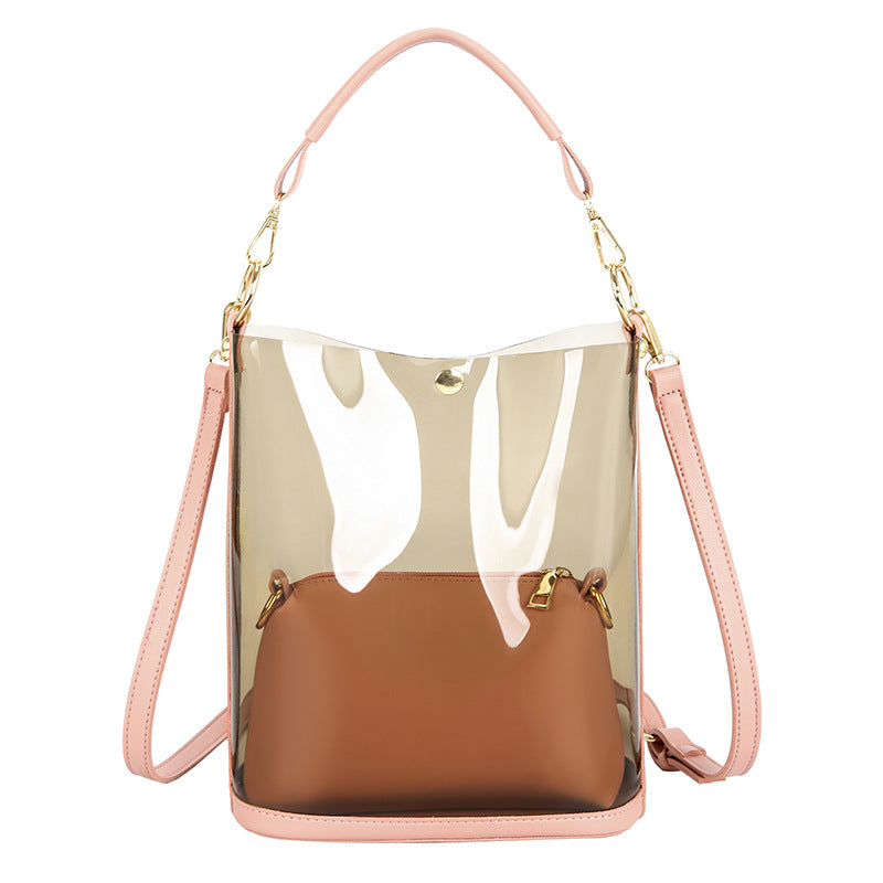 Fashionable Transparent Crossbody Bag