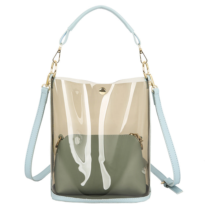 Fashionable Transparent Crossbody Bag