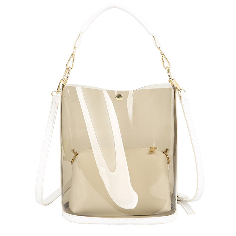 Fashionable Transparent Crossbody Bag