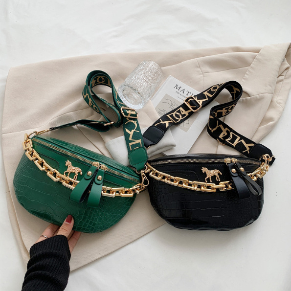 Thick Chain Chest Bum Crossbody Belt Bag