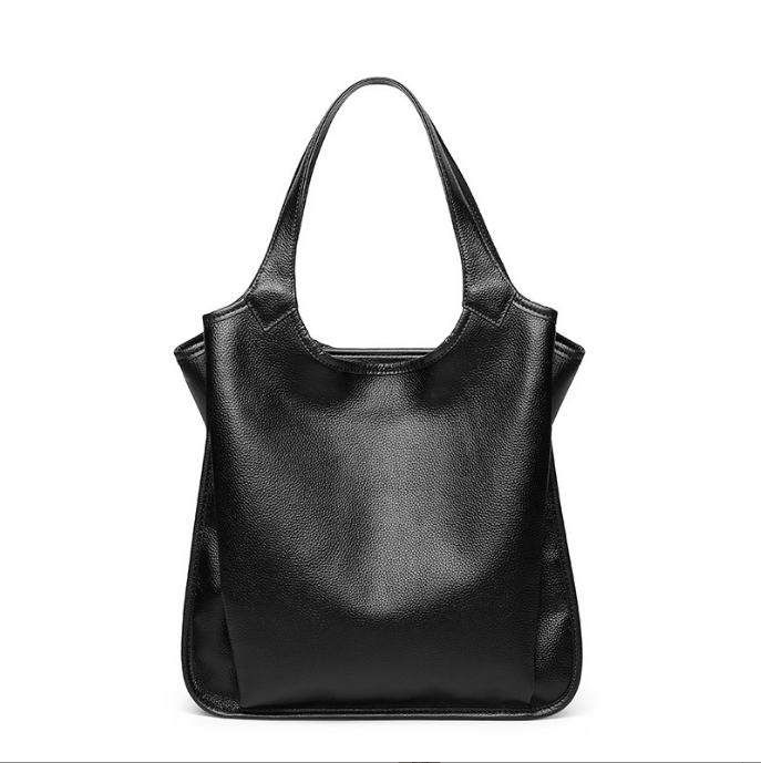 Fashionable women tote bag with full-grain leather, genuine leather shoulder crossbody bag