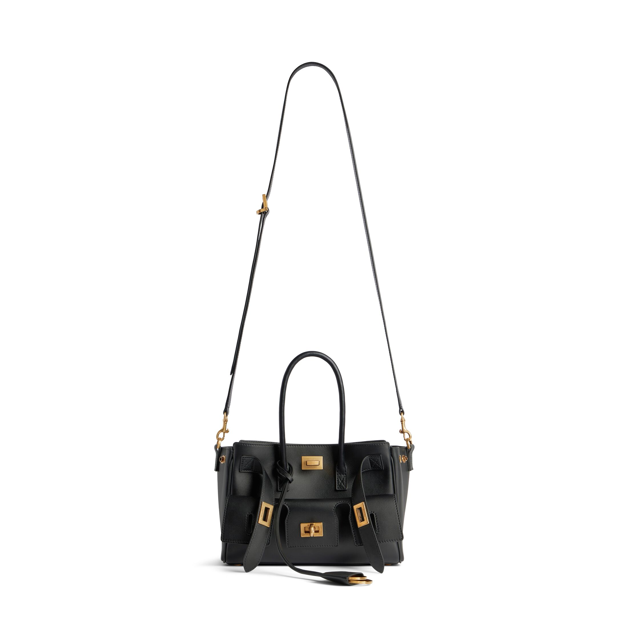 Bel Air XL Sophisticated Black Leather Tote