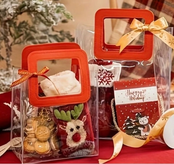 Christmas Transparent Gift Bag