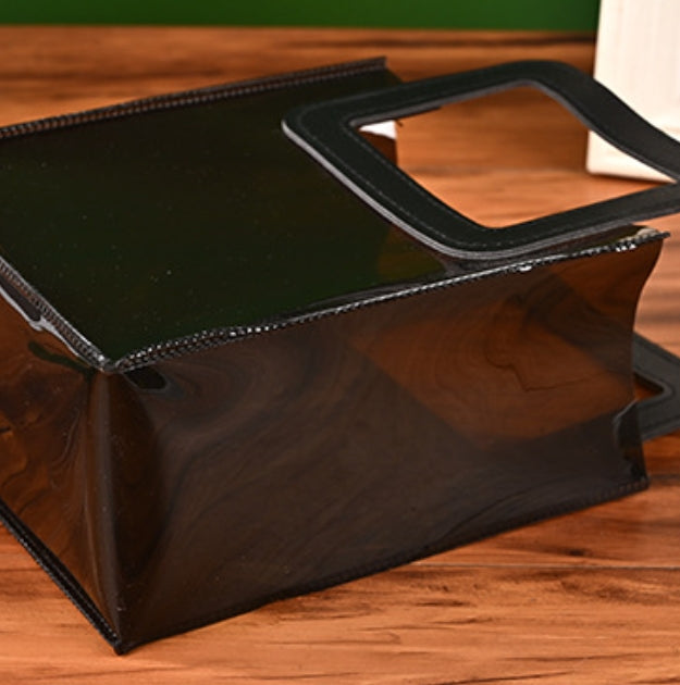 Black Transparent Tote Bag