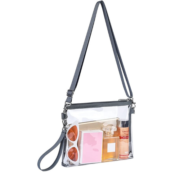 Small Organization Square Clear Crossbody Bag