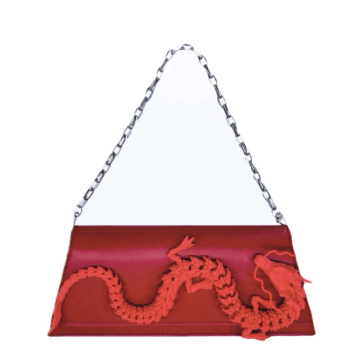 Riccci Design Red Dragon Leather shoulder Bag