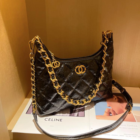 Luxury Chain Leather Crossbody Bag