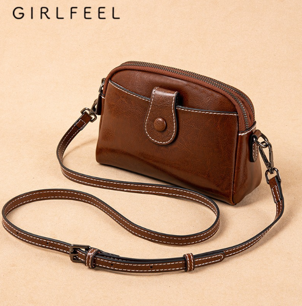 AL03 Female crossbody bag new trendy leather small square bag crossbody bag single shoulder small bag