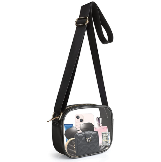 Plastic Transparent Stadium Bag with Shoulder Adjustable Strap