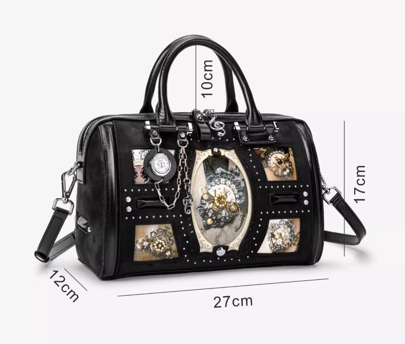 SweetRose Anthracene Original, niche design, high-end feel, handbag, shoulder bag, crossbody bag, women's bag, pillow bag