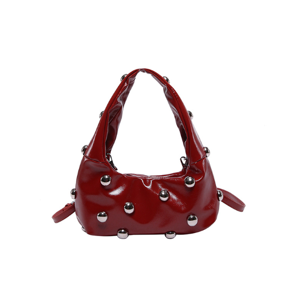 Rivet Vintage Hobo Handbag For Women