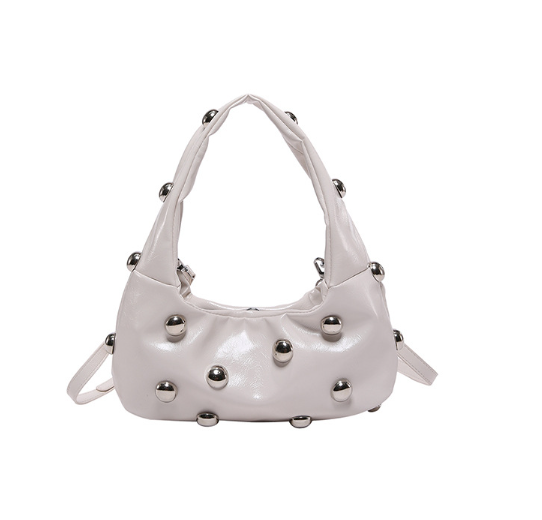 Rivet Vintage Hobo Handbag For Women