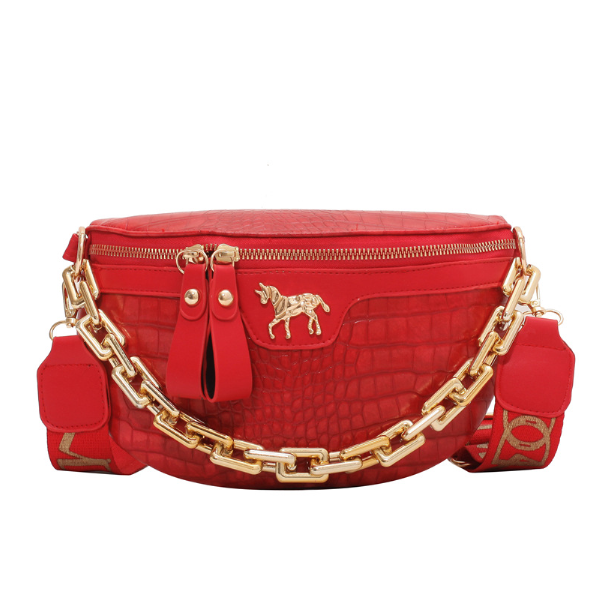 Thick Chain Chest Bum Crossbody Belt Bag