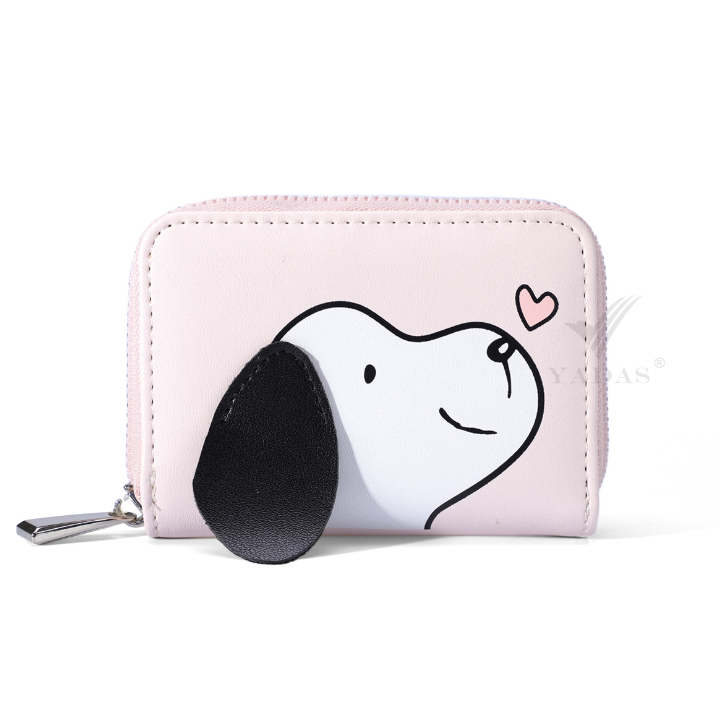 Puppy blue q coin purse