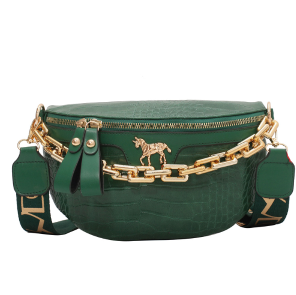 Thick Chain Chest Bum Crossbody Belt Bag