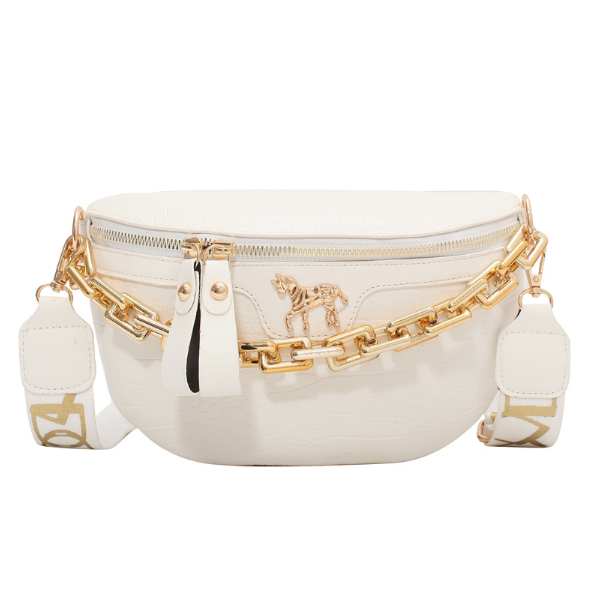 Thick Chain Chest Bum Crossbody Belt Bag