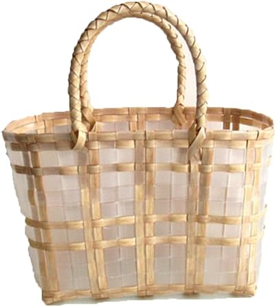 Hand-woven Transparent Tote Bag