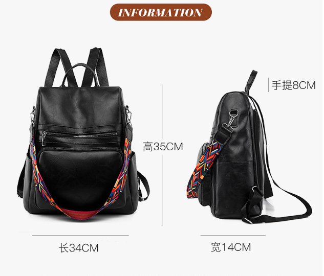 Leather Casual Shoulder Bag