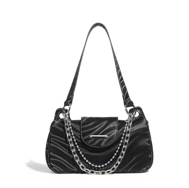 New underarm shoulder bag handbag Vintage black high-end, niche and versatile commuter crossbody bag