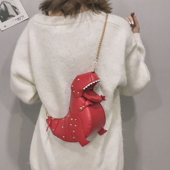 Creative 3D Gift Crossbody Sling Dinosaur Bag