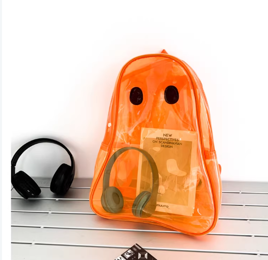 Backpack Trendy Colorful PVC Halloween Clear Gift Bags