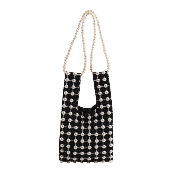 Crstyle Jewel Peal beaded bagandbags