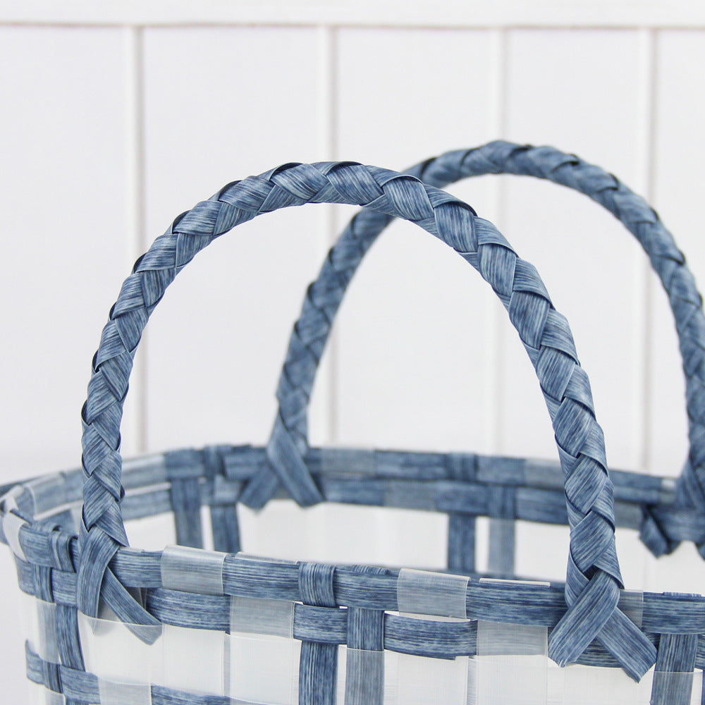 Hand-woven Transparent Tote Bag