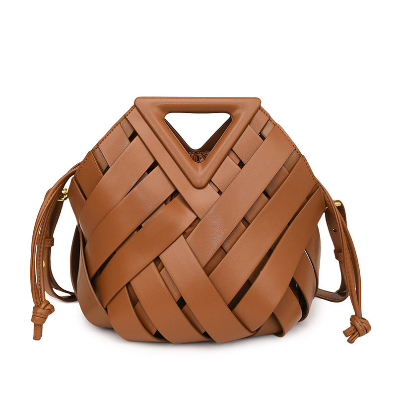 Ricccibags Wove Leather HANDBAG