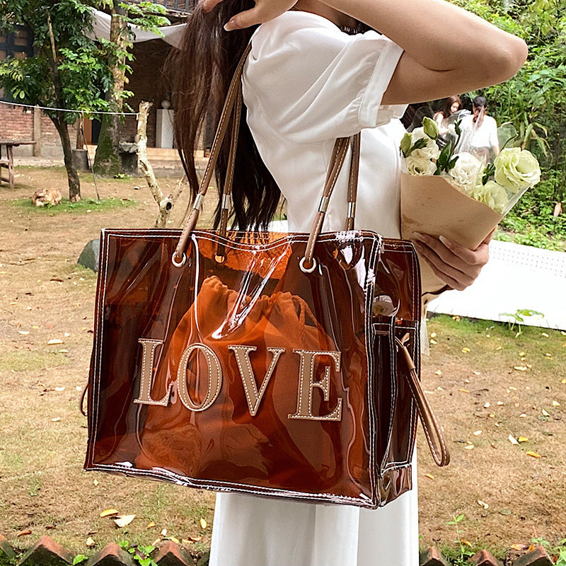 Square Transparent Tote Bag