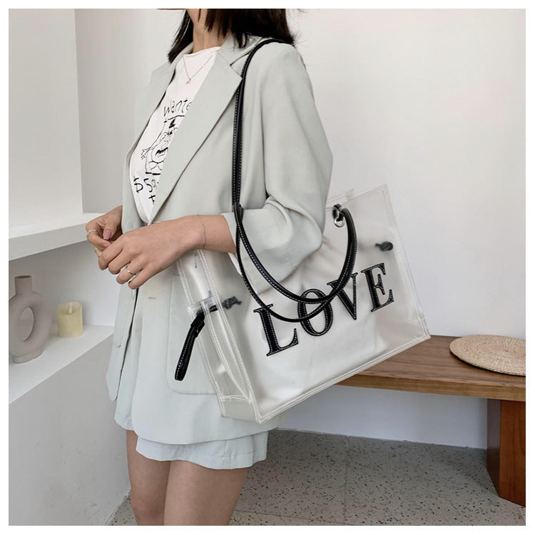 Square Transparent Tote Bag