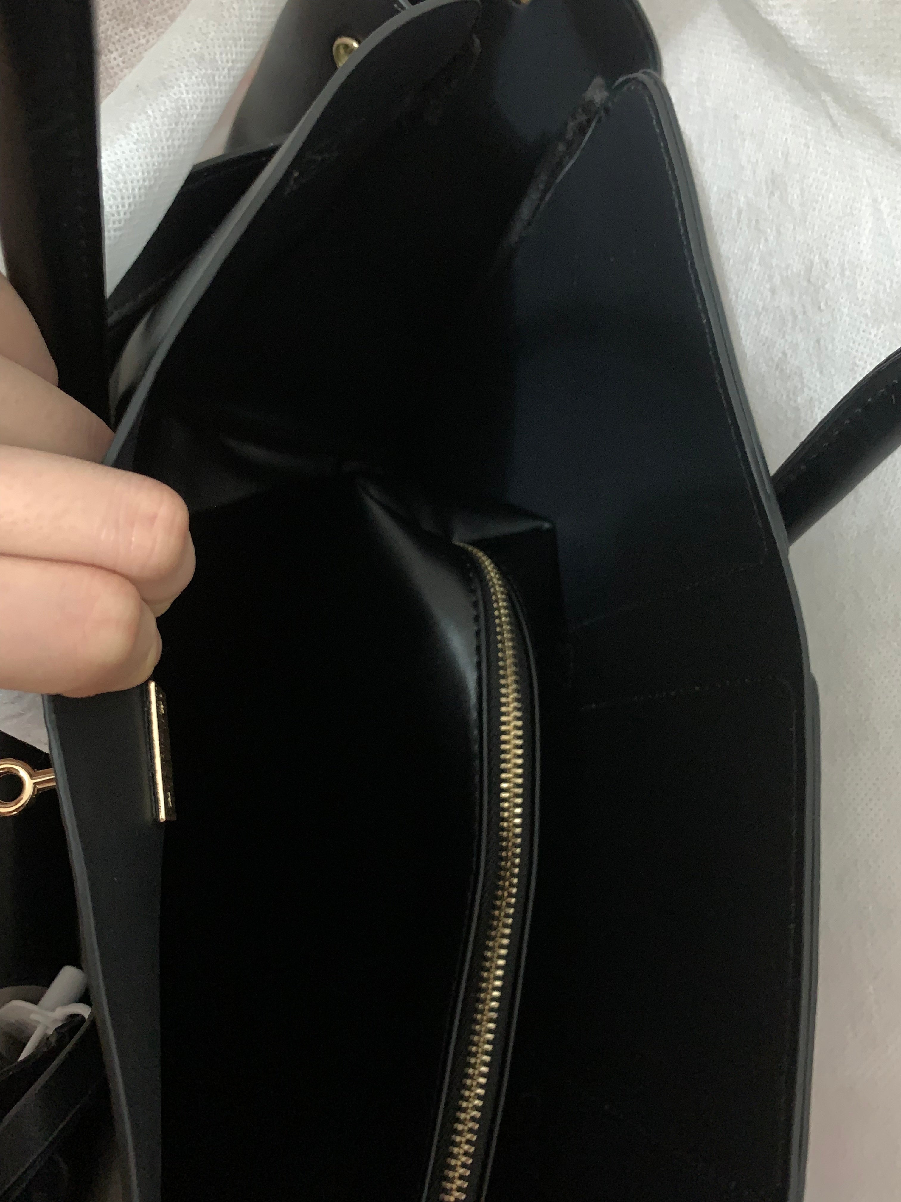 Bel Air XL Sophisticated Black Leather Tote