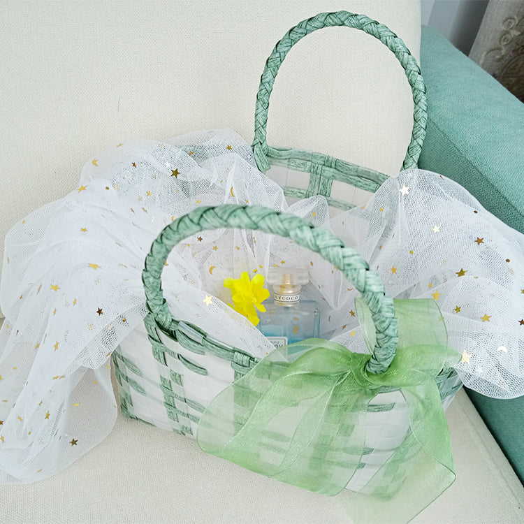 Hand-woven Transparent Tote Bag