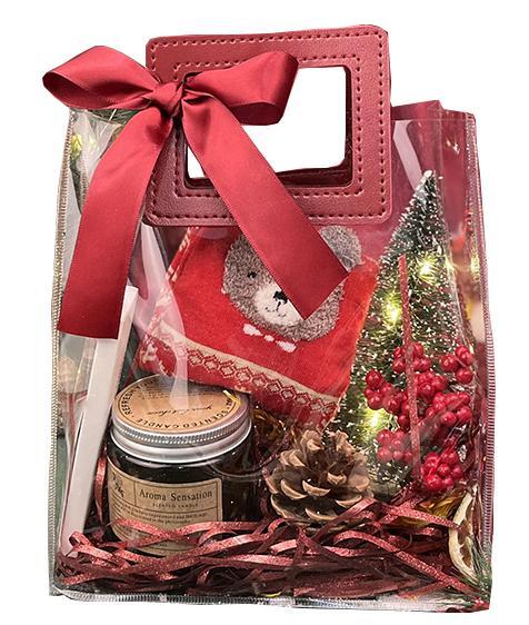 Christmas Transparent Gift Bag