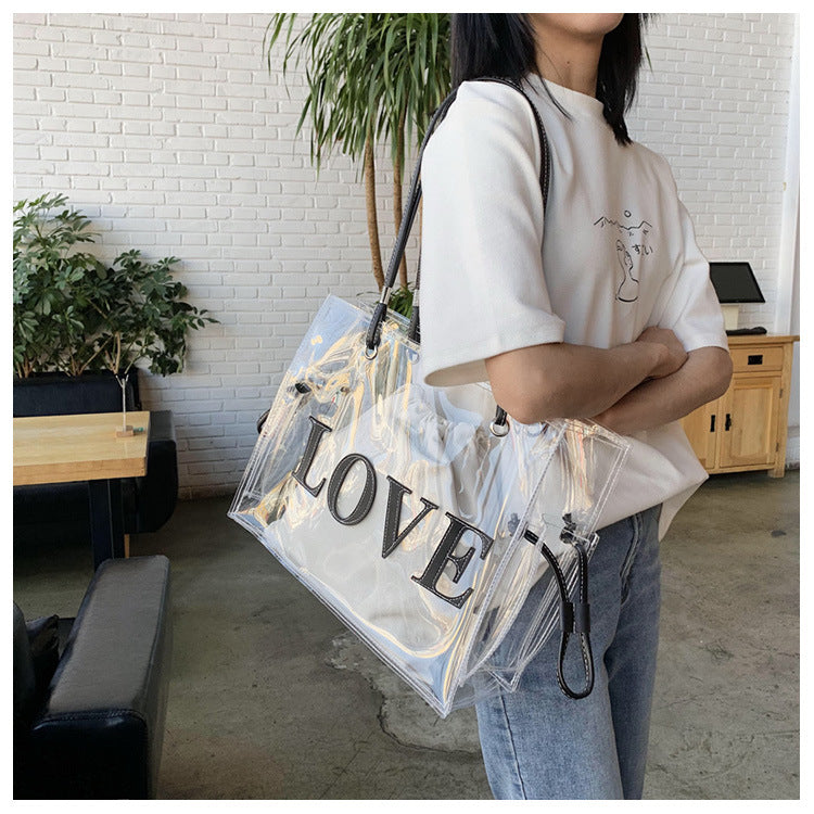 Square Transparent Tote Bag