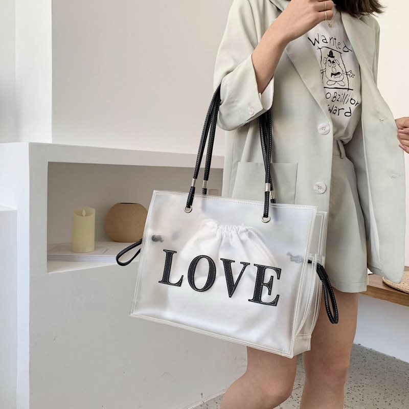 Square Transparent Tote Bag