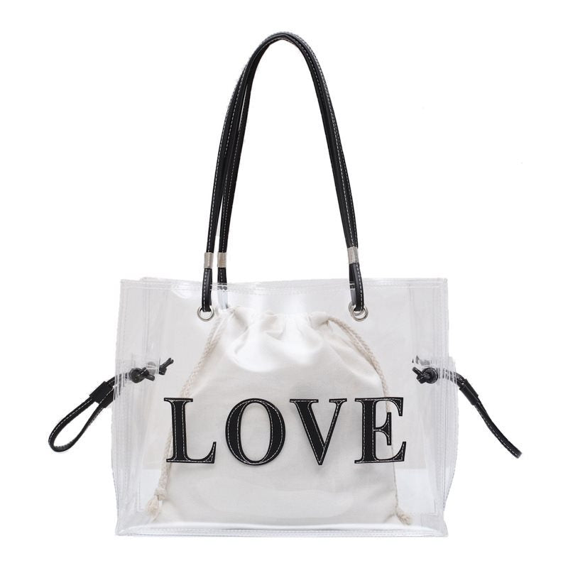 Square Transparent Tote Bag