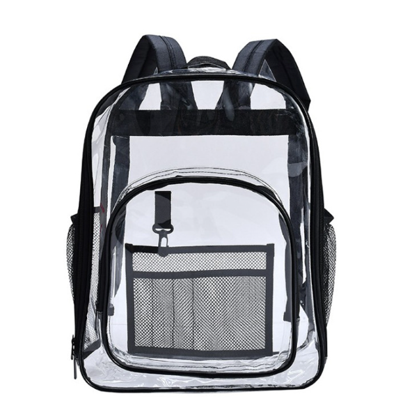 Heavy Duty Transparent student Backpack for School Travel Holiday