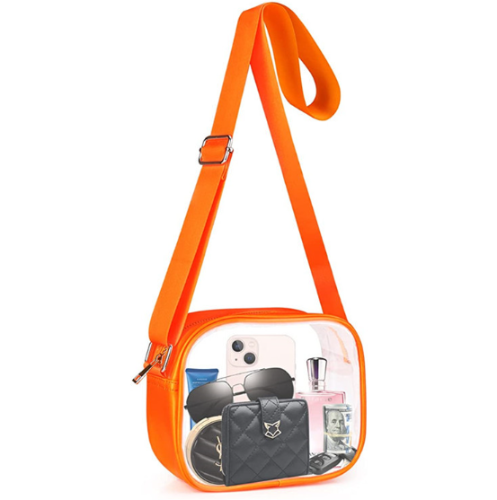 Plastic Transparent Stadium Bag with Shoulder Adjustable Strap