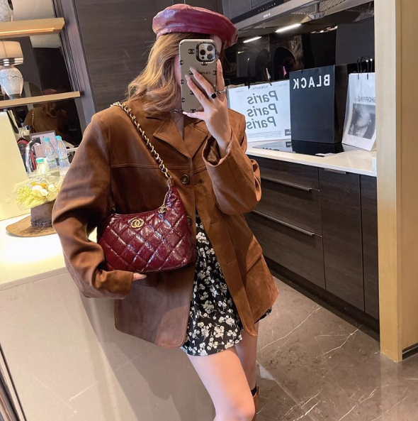 Luxury Chain Leather Crossbody Bag