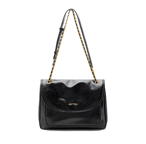 SMTING Observing the passing years, cowhide chain bag, women's high-end single shoulder crossbody bag, commuting new style