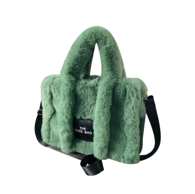 Top Selling Fluffy Top-Handle Tote Bags