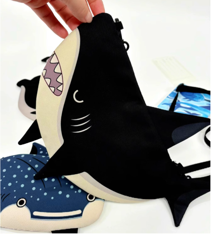 Ricccibags Ocean Series Crossbody Whale Shark Purse