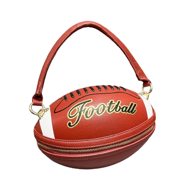 European and American cross-border women's handbag, rugby shaped fun dinner bag, banquet party bag, shoulder bag