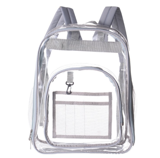 Heavy Duty Transparent student Backpack for School Travel Holiday 