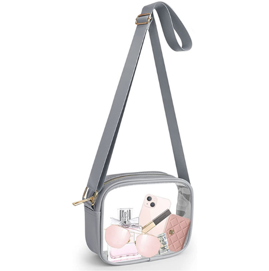 Plastic Transparent Stadium Bag with Shoulder Adjustable Strap