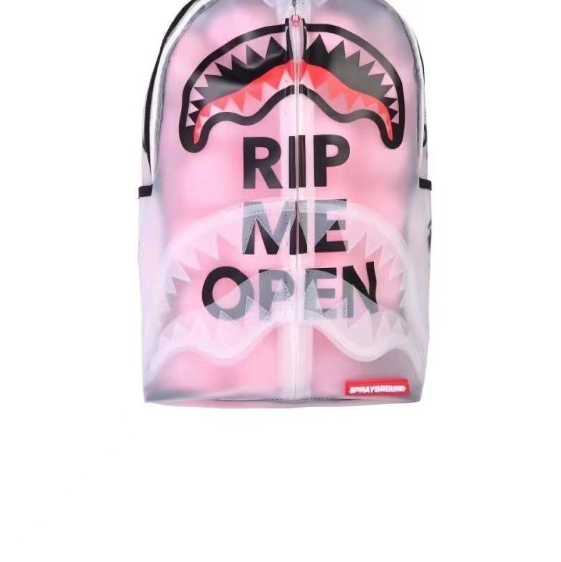 Hot Shark Tooth Transparent Backpack