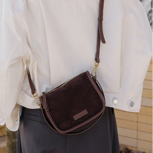 Riccci Top.1 Genuine Leather Shoulder Saddle Bag