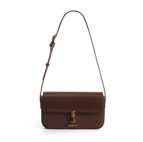 SMTING first glance cowhide small bag, niche single shoulder underarm bag, new Chinese versatile high-end crossbody bag