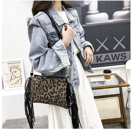 Valentines Leopard Casual Crossbody Bag